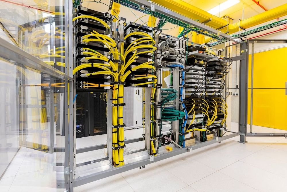 euNetworks cabling, Amsterdam, the Netherlands.